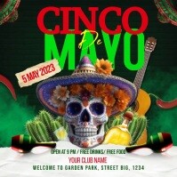 Cinco De Mayo Square (1:1) template