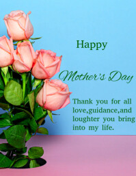 Happy Mother's day template 2025 Flyer (US Letter)